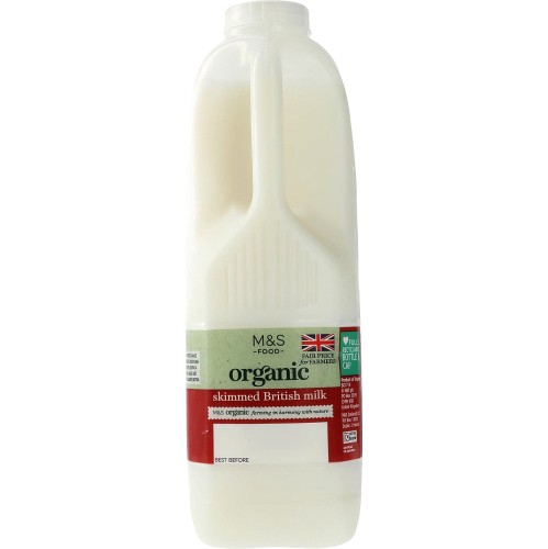 M&S Organic Skimmed Milk