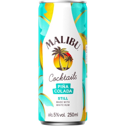 Malibu Pre-Mixed Pina Colada Can (250ml)