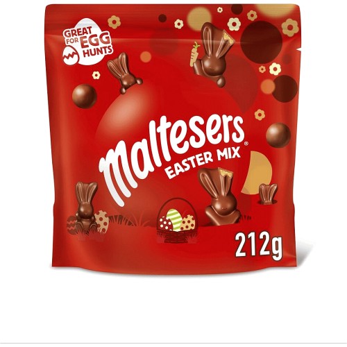 Maltesers Milk Chocolate Easter Mix Sharing Pouch Bag (212g)