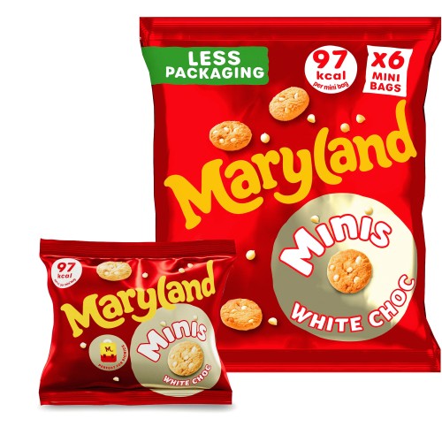 Maryland Minis White Chocolate (6 x 118.8g)