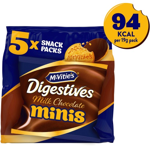 McVitie's Digestives Minis Biscuits (5 x 19g)
