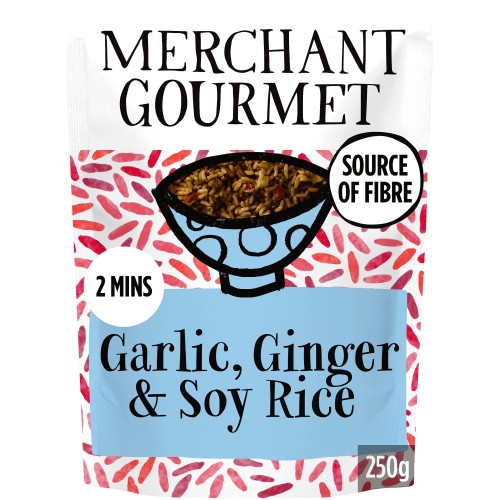 Merchant Gourmet Garlic Ginger & Soy Rice (250g)