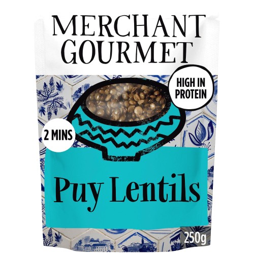 Merchant Gourmet Ready to Eat Simply Cooked Puy Lentils (250g)