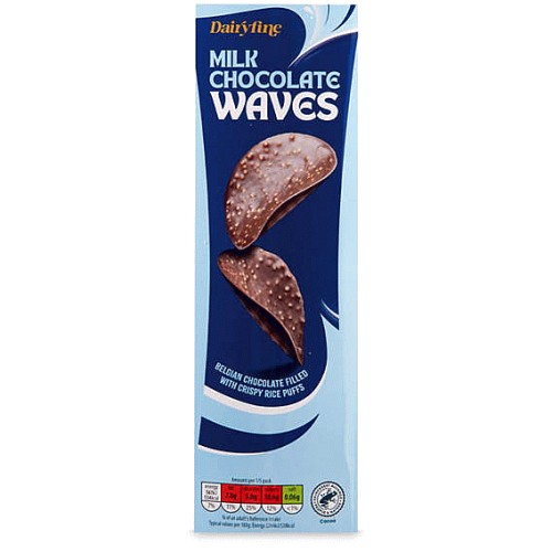Milk Chocolate Belgian Chocolate Waves