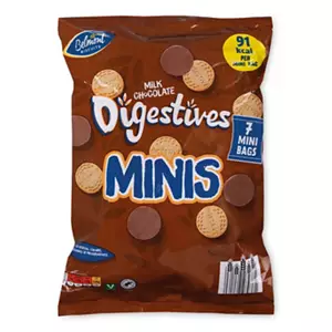 Milk Chocolate Digestives Minis 7 Pack