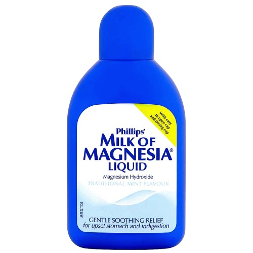 Milk of Magnesia Liquid Phillips' Traditional Mint (200ml)