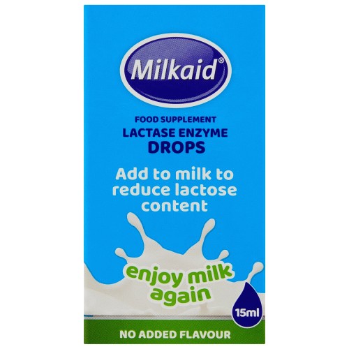 Milkaid Lactase Enzyme Drops (15ml)