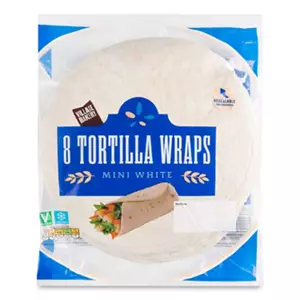 Mini White Tortilla Wraps
