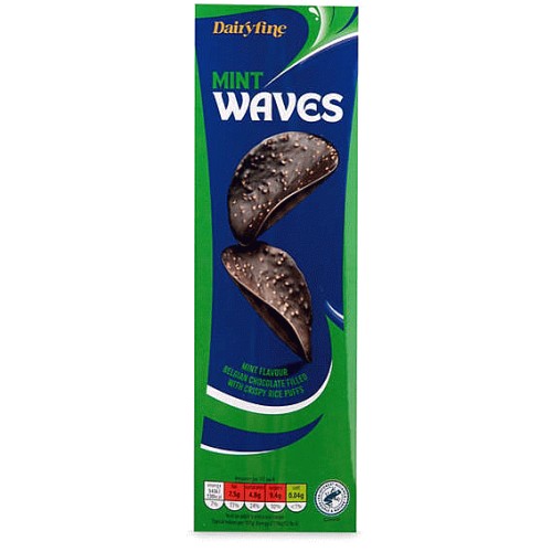 Mint Flavour Belgian Chocolate Waves