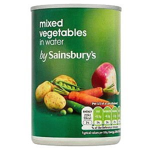 Mixed Vegetables in Water (195g*) (300g)