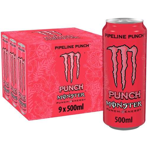 Monster Pipeline Punch Energy Drink (9 x 500ml)