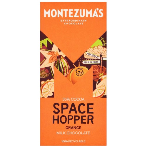 Montezuma's Milk Chocolate and Orange Bar