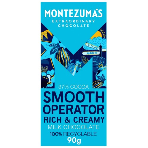 Montezuma's Smooth Operator Organic Milk Chocolate Bar (90g)