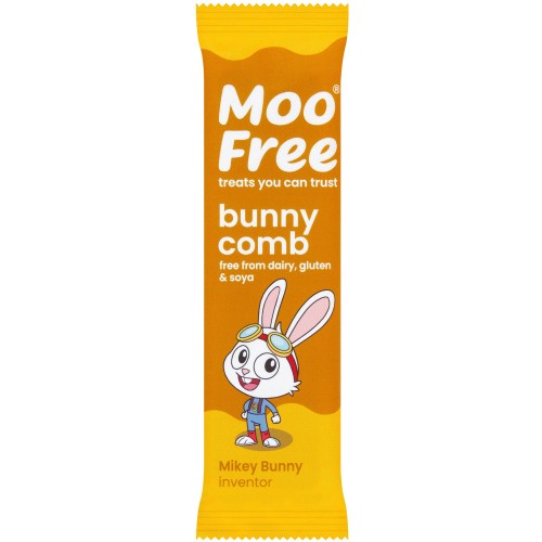 Moo Free & Vegan Chocolate Bunnycomb Mini Bar (20g)