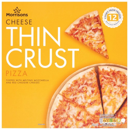Morrison Thin Crust Cheese Pizza (314g)