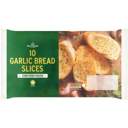 Morrisons 10 Garlic Bread Slices