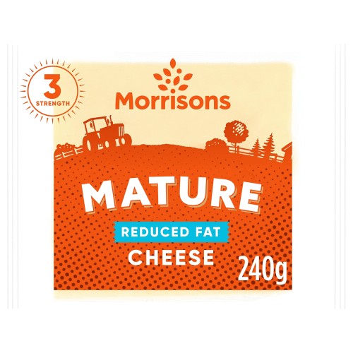 Morrisons 30% Lighter Mature Cheese (240g)