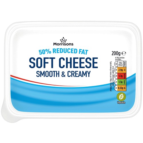 Morrisons 50% Reduced Fat Soft Cheese