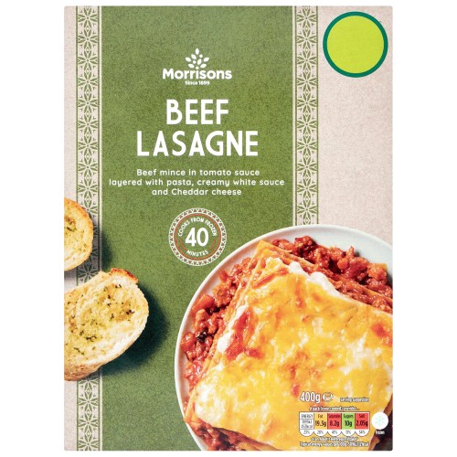 Morrisons Beef Lasagne
