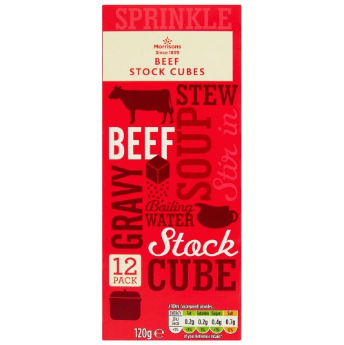 Morrisons Beef Stock Cubes 12's
