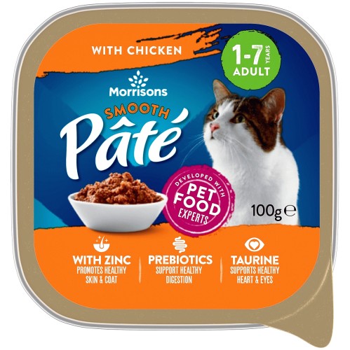 Morrisons Cat Food Chicken Pate