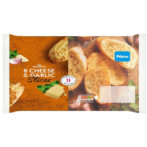 Morrisons Cheese & Garlic Slices (260g)