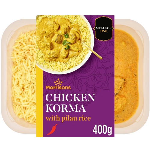 Morrisons Chicken Korma With Pilau Rice