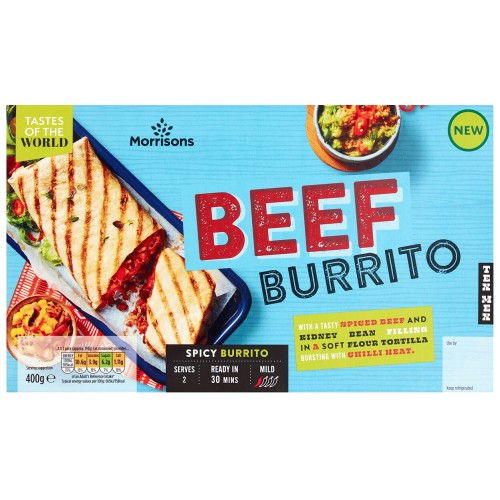 Morrisons Chilli Beef Burritos