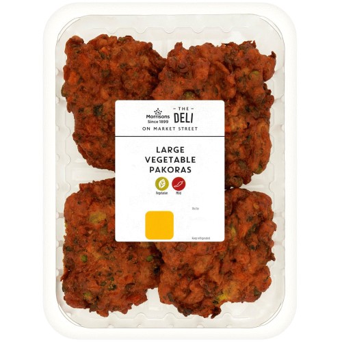 Morrisons Deli Express Large Vegetable Pakoras