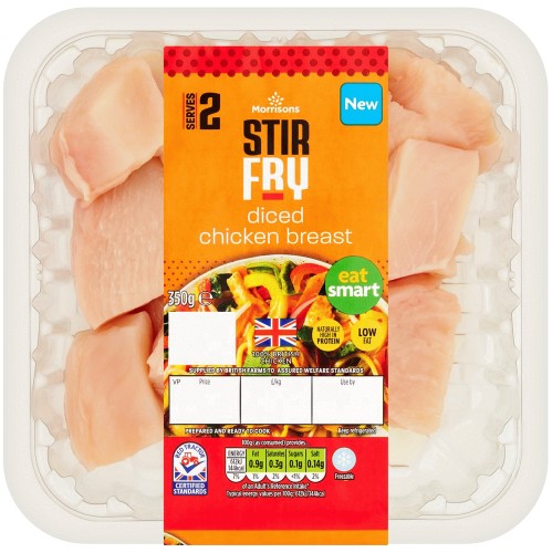 Morrisons Diced Chicken Breast Stir Fry (350g)