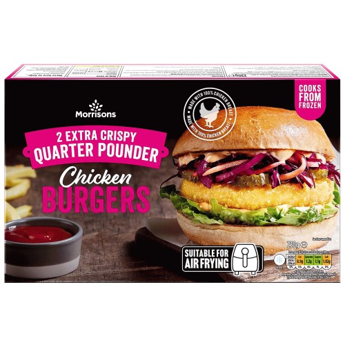 Morrisons Extra Crispy Quarter Pounder Chicken Burger