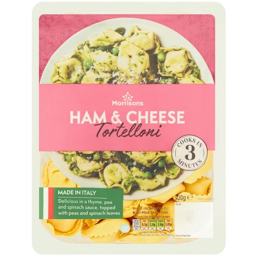 Morrisons Ham & Cheese Tortelloni