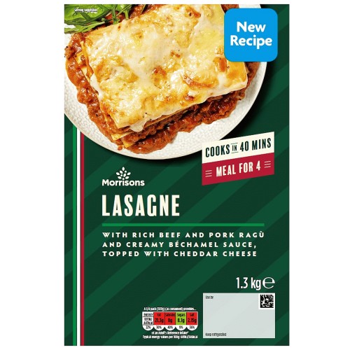 Morrisons Italian Beef Lasagne (1.3kg)