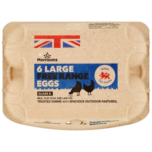 Morrisons Large Free Range Eggs (6)