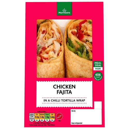 Morrisons Limited Edition Chicken Fajita Wrap