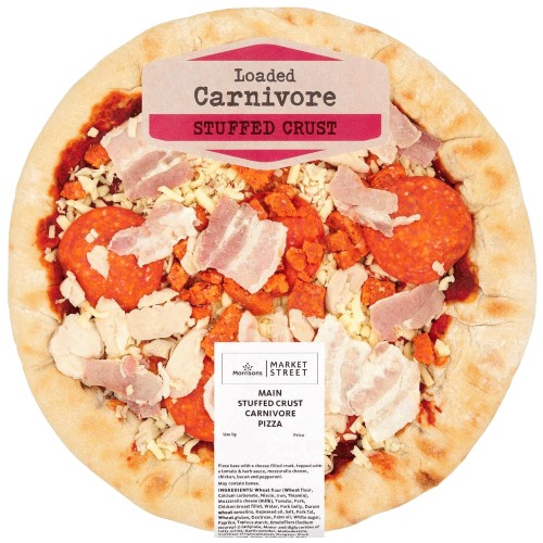 Morrisons Loaded Carnivore Stuffed Crust Pizza