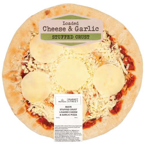Morrisons Loaded Cheese & Garlic Stuffed Crust Pizza