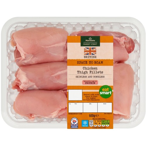 Morrisons Market Street British Boneless Chicken Thigh Fillets