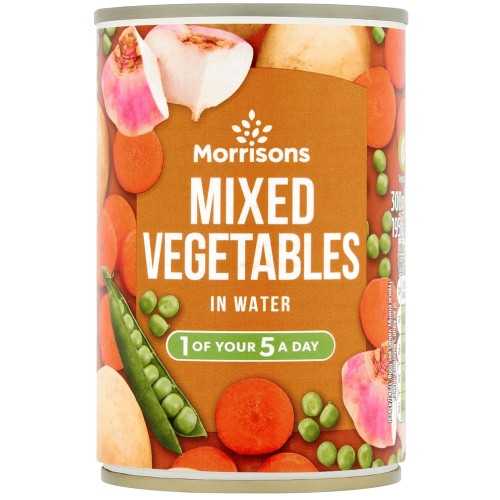 Morrisons Mixed Vegetables In Water (300g)