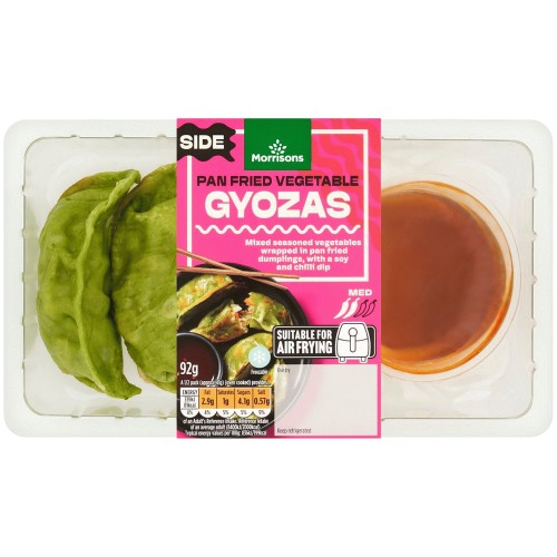 Morrisons Pan Fried Vegetable Gyoza With Chilli & Soy Dip (92g)