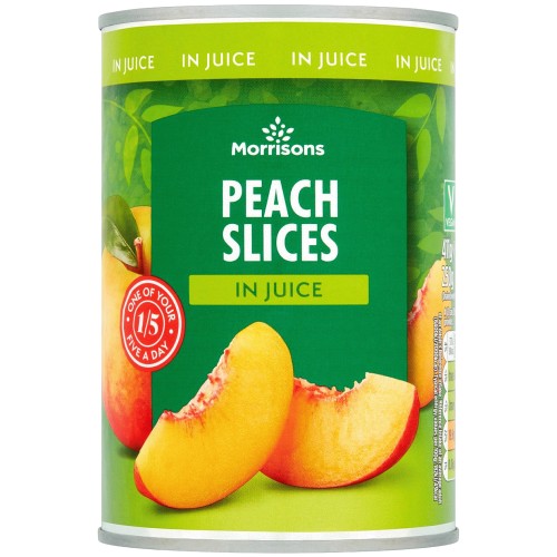 Morrisons Peach Slices In Juice (411g)