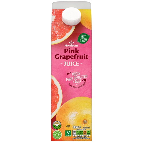Morrisons Pink Grapefruit Juice