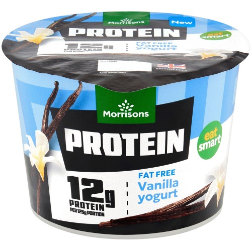 Morrisons Protein Fat Free Vanilla Yogurt (500g)