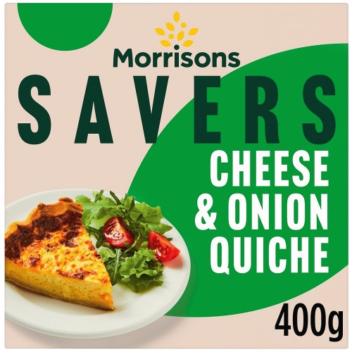 Morrisons Savers Cheese & Onion Quiche