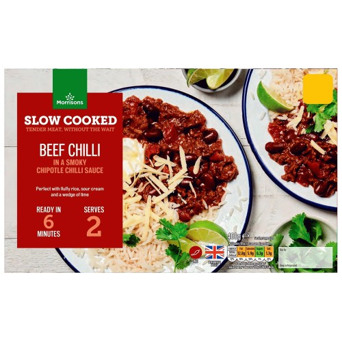 Morrisons Slow Cooked Beef Chilli (400g)