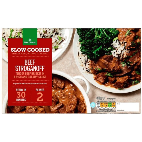 Morrisons Slow Cooked Beef Stroganoff