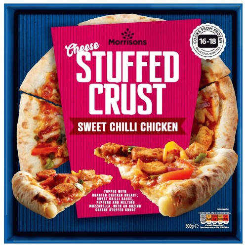 Morrisons Stuffed Crust Sweet Chilli Chicken Pizza