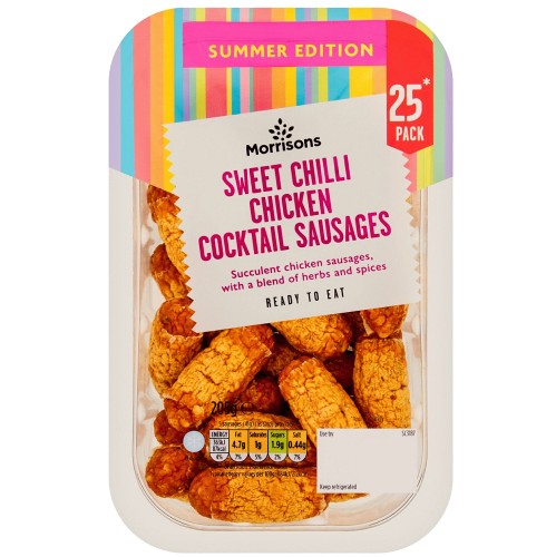 Morrisons Sweet Chilli Chicken Cocktail Sausages (205g)