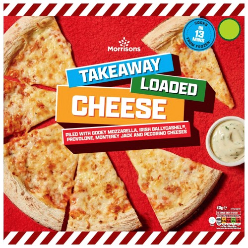 Morrisons Takeaway Classic Crust Loaded Cheese Pizza