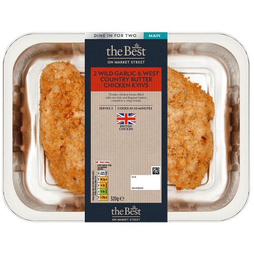 Morrisons The Best 2 Wild Garlic & West Country Butter Chicken Kyivs (320g)
